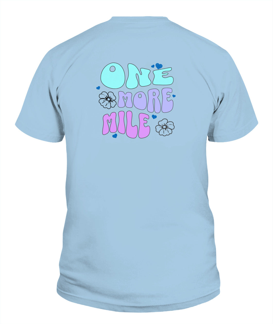 "One More Mile" Bubble Print - Unisex Shirt