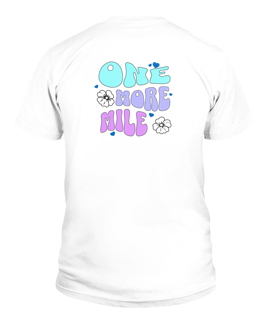 "One More Mile" Bubble Print - Unisex Shirt